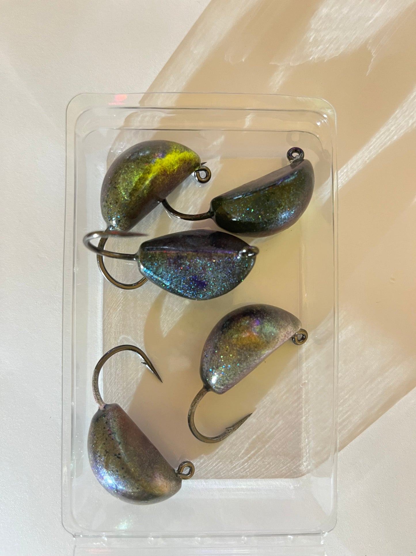 BULK 1.5 oz, 2/0 2x strong hook, fiddler colors - 5 pack Sheepshead ji –  Lemon Island Fishing, LLC